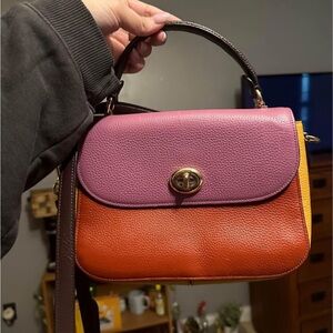 Coach Marley Top handle Satchel Colorblock